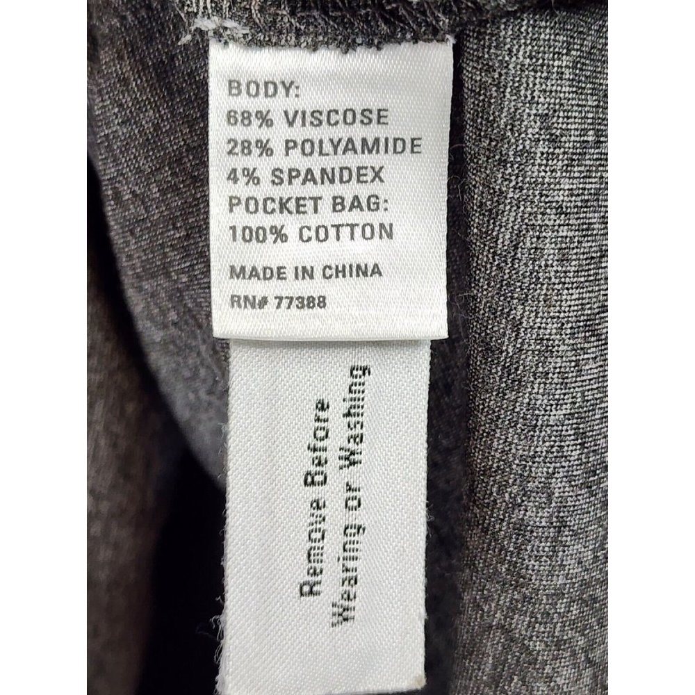 Madewell Dress Womens Small Dark Gray Stretch Pleated Classic Fit & Flare Mini - Picture 3 of 14